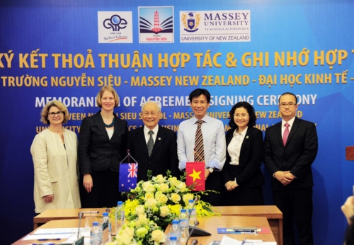 Ký kết thỏa thuận hợp tác giữa Trường Nguyễn Siêu - Đại học Massey (New Zealand) - Ảnh minh hoạ 4