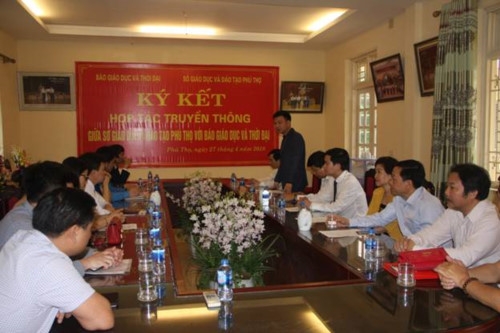 Sở GD&ĐT Phú Thọ ký hợp tác truyền thông với Báo Giáo dục và Thời đại - Ảnh minh hoạ 4