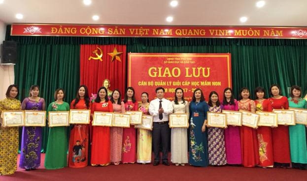 Phú Thọ: Giao lưu cán bộ quản lý giỏi cấp học Mầm non