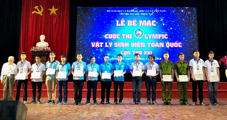 Trường ĐH Sư phạm Thái Nguyên đoạt giải cao tại Cuộc thi Olympic Vật lý sinh viên toàn quốc 2018