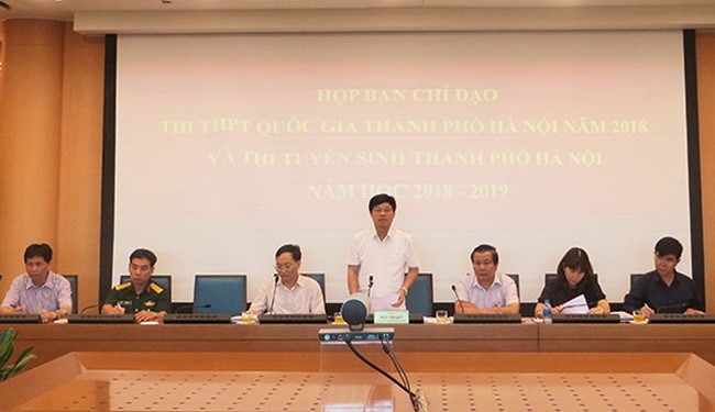 Hà Nội rà soát công tác chuẩn bị thi THPT quốc gia năm 2018