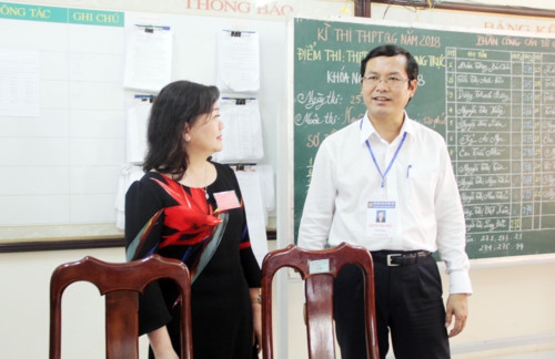 Thứ trưởng Nguyễn Văn Phúc kiểm tra thi tại Long An - Ảnh minh hoạ 3