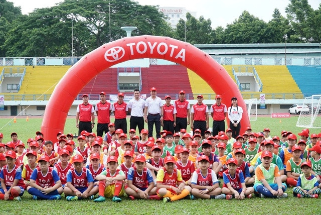 Gần 700 cầu thủ nhí tham gia vòng sơ tuyển Trại hè Bóng đá thiếu niên Toyota 2018 tại TPHCM