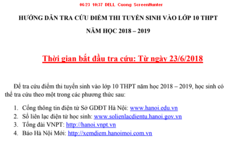 Nhiều phụ huynh Hà Nội bức xúc vì không tra cứu được điểm thi vào lớp 10 - Ảnh minh hoạ 2