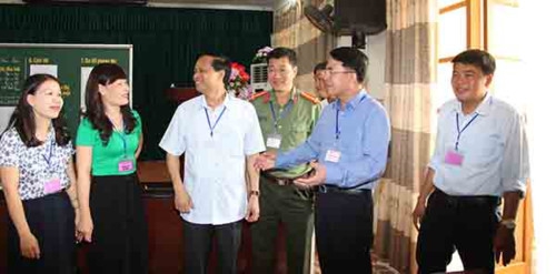 Kiểm tra thi vào lớp 10 trường THPT chuyên Trần Phú: Tăng cường giám sát, đảm bảo khách quan, an toàn - Ảnh minh hoạ 5