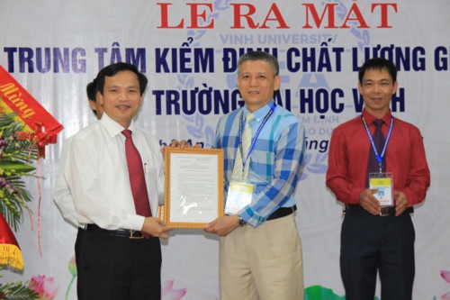 Ra mắt Trung tâm Kiểm định chất lượng giáo dục – Đại học Vinh - Ảnh minh hoạ 2