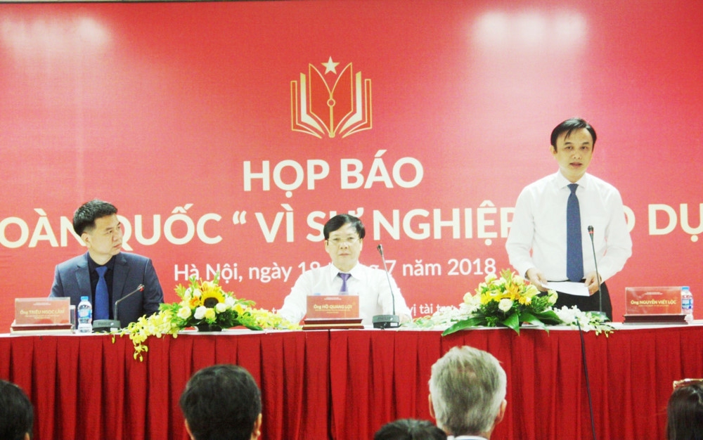 Phát động giải báo chí toàn quốc “Vì sự nghiệp giáo dục Việt Nam”
