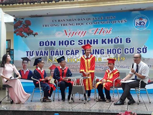 Tổ chức ngày hội chào đón gần 700 học sinh khối lớp 6