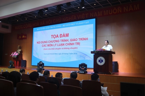 Tọa đàm nội dung chương trình, giáo trình các môn Lý luận chính trị - Ảnh minh hoạ 4