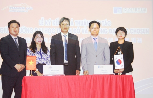 Trường ĐH Thành Đô kí kết hợp tác với Trường ĐH Chosun (Hàn Quốc)
