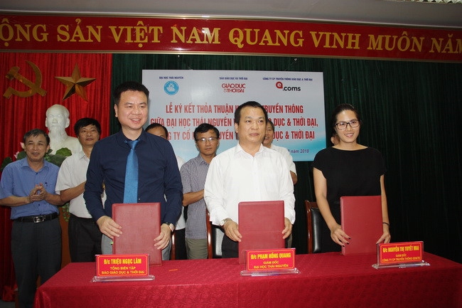 Báo Giáo dục và Thời đại ký kết hợp tác truyền thông với Đại học Thái Nguyên