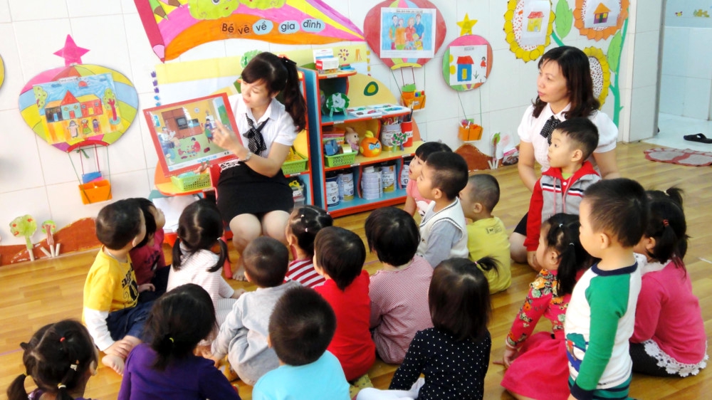 Không mở rộng trường thí điểm làm quen tiếng Anh cho trẻ 5-6 tuổi
