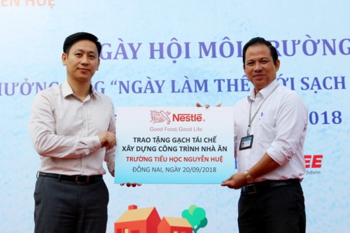 Tặng gạch không nung xây công trình nhà ăn cho học sinh Đồng Nai - Ảnh minh hoạ 2