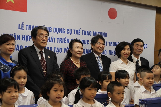 Nhật hỗ trợ Việt Nam chương trình giáo dục thể chất hiện đại