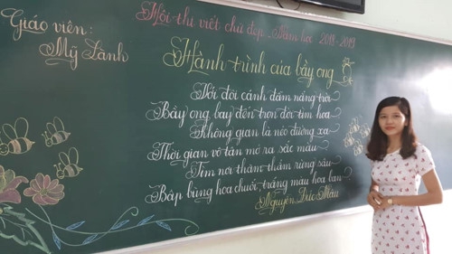 18 cô giáo Quảng Trị viết chữ đẹp như vẽ tranh - Ảnh minh hoạ 10
