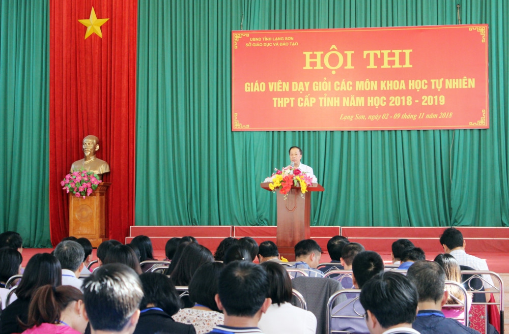 Lạng Sơn: Khai mạc hội thi giáo viên dạy giỏi cấp tỉnh
