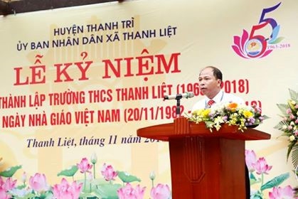 Trường THCS Thanh Liệt (Thanh Trì, Hà Nội) kỷ niệm 55 năm thành lập