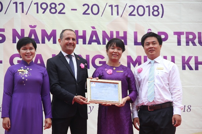 Trường Nguyễn Thị Minh Khai nhận Nhãn hiệu LabelFranceEducation