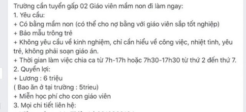 “Giáo viên mầm non ở đâu rồi?” - 3