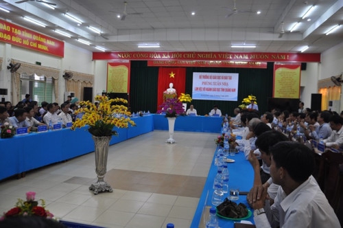 Bộ trưởng Phùng Xuân Nhạ làm việc với lãnh đạo, cán bộ chủ chốt ngành GD Quảng Nam - Ảnh minh hoạ 7