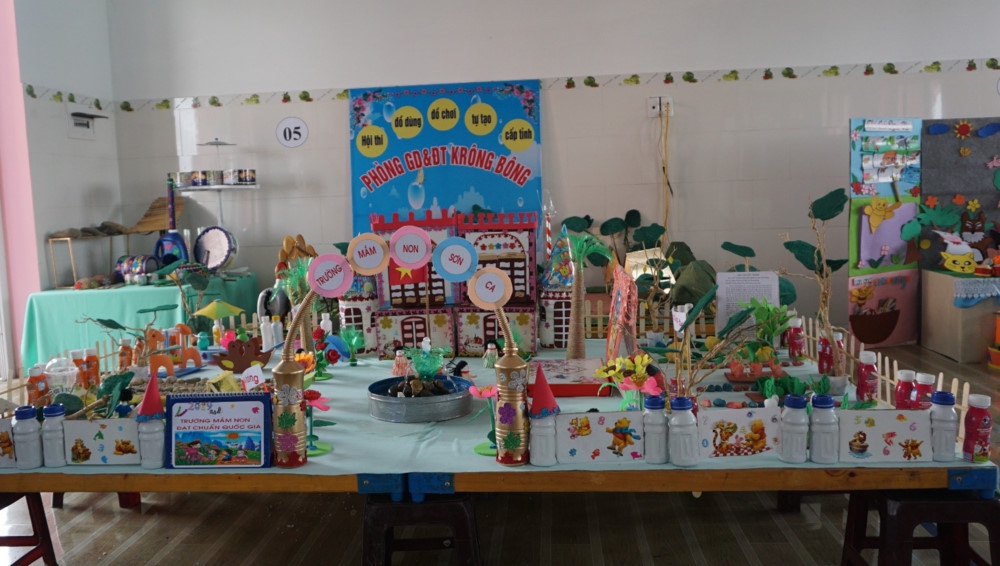 Đắk Lắk: Nhiều điểm mới trong Hội thi làm đồ dùng đồ chơi tự tạo bậc học mầm non