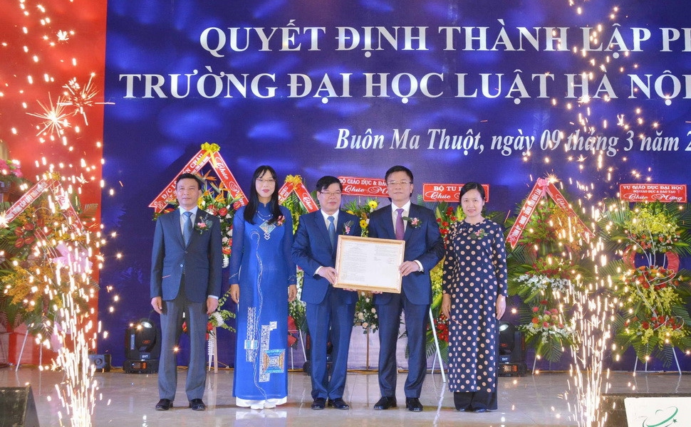 Thành lập phân hiệu Đại học Luật Hà Nội tại Đắk Lắk