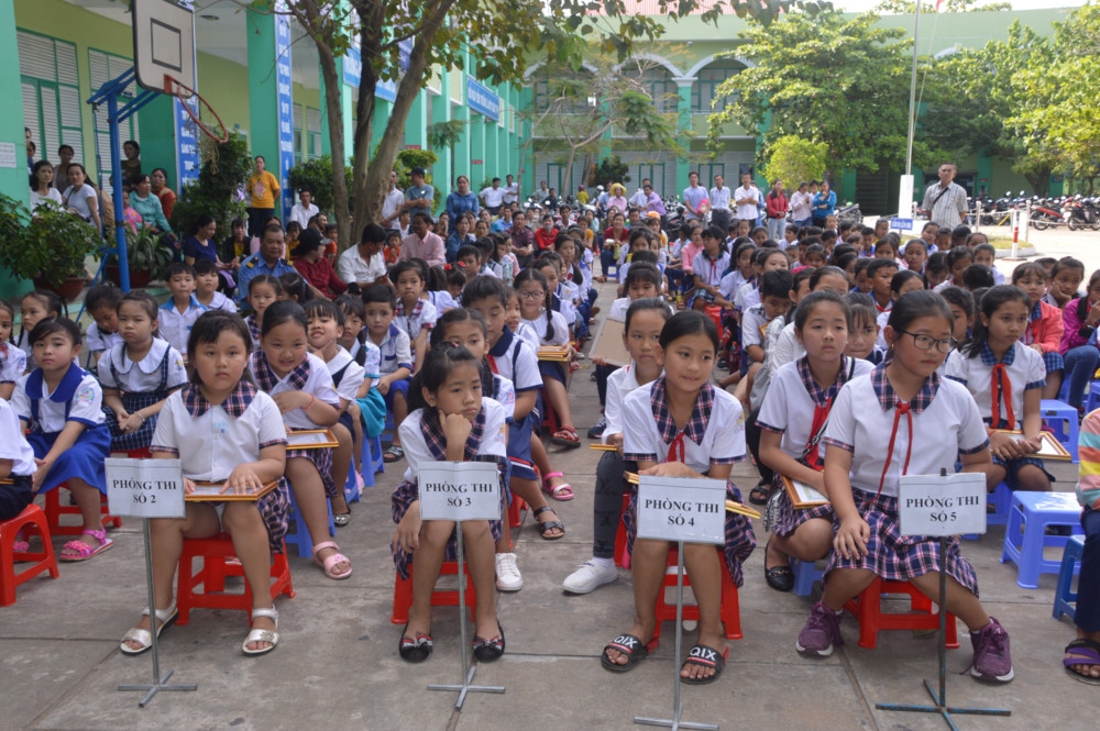 Sóc Trăng: 176 học sinh Tiểu học hào hứng dự thi viết chữ đẹp cấp tỉnh