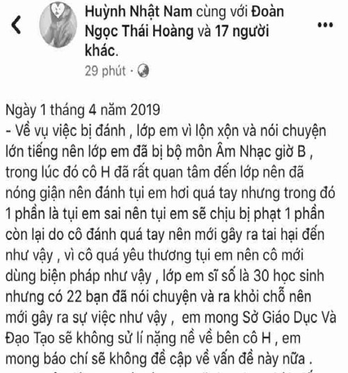 Nghiêm túc nhìn nhận sự việc, đình chỉ công tác giảng dạy giáo viên đánh 22 học sinh - Ảnh minh hoạ 3