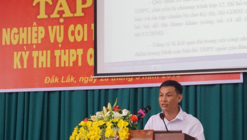Đắk Lắk: Tập huấn nghiệp vụ coi thi, thanh tra thi Kỳ thi THPT quốc gia năm 2019 - Ảnh minh hoạ 3
