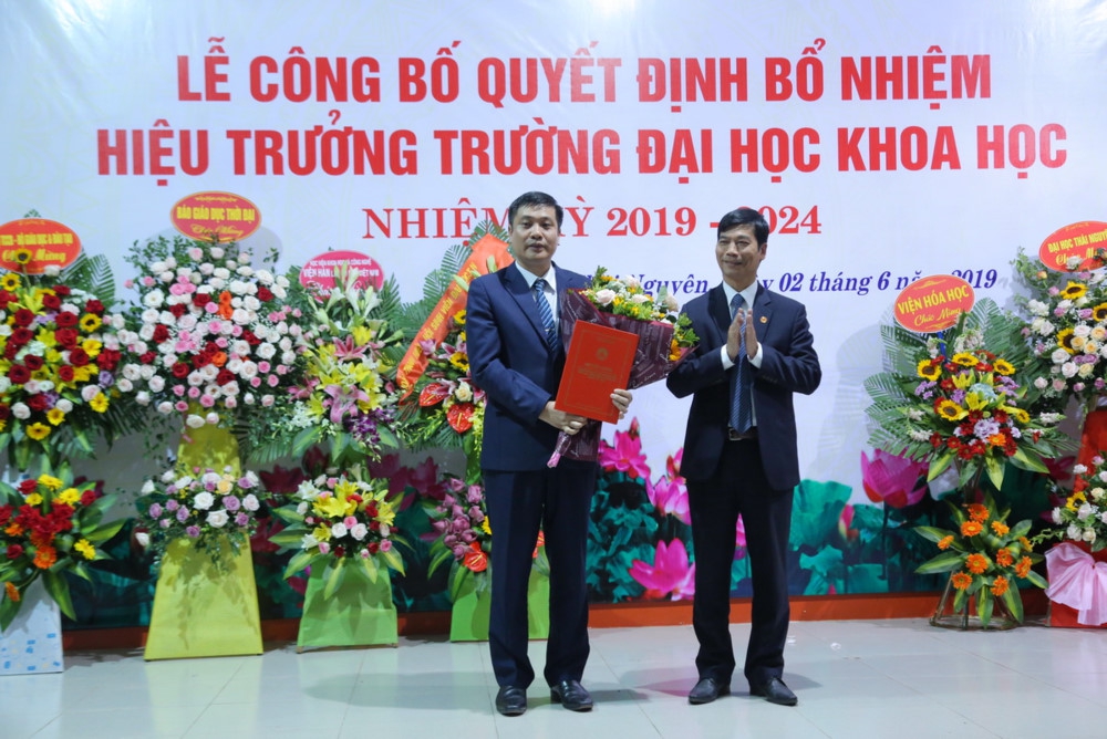 Bổ nhiệm Hiệu trưởng Trường ĐH Khoa học - ĐH Thái Nguyên