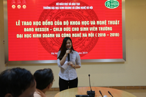 Lễ trao học bổng Hessen - CHLB Đức tại trường Đại học Kinh doanh và Công nghệ Hà Nội - Ảnh minh hoạ 3