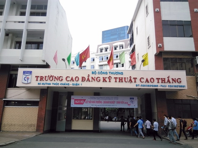 Trường CĐ Kỹ thuật Cao Thắng công bố điểm chuẩn trúng tuyển