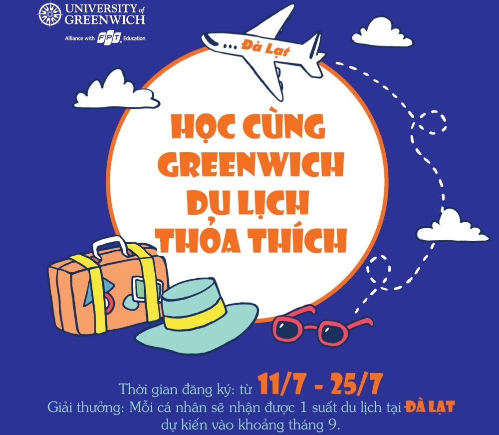 Học cùng Greenwich - Du lịch thỏa thích