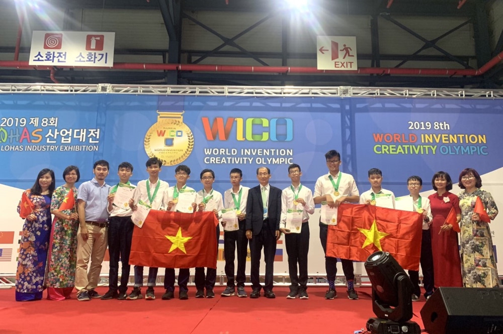 Sáng chế của HS Việt Nam giành huy chương vàng WICO 2019