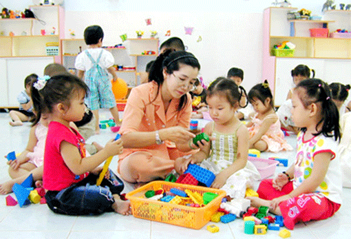Bà Rịa-Vũng Tàu hỗ trợ tiền ăn cho giáo viên, nhân viên mầm non công lập bán trú