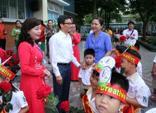 TPHCM: Phó Thủ tướng Vũ Đức Đam dự khai giảng trường Tiểu học Lê Văn Tám - Ảnh minh hoạ 5