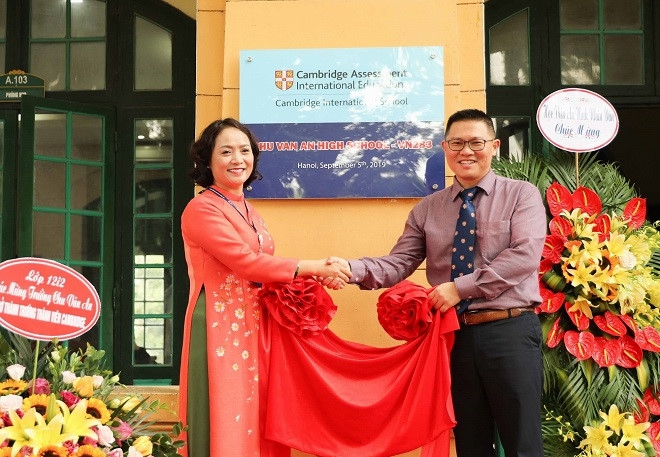 Trường THPT Chu Văn An được chứng nhận đạt chuẩn Cambridge quốc tế