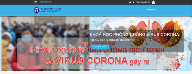 Trường Đại học Mở Hà Nội: 60.000 lượt học trực tuyến hướng dẫn phòng chống nCoV - Ảnh minh hoạ 2