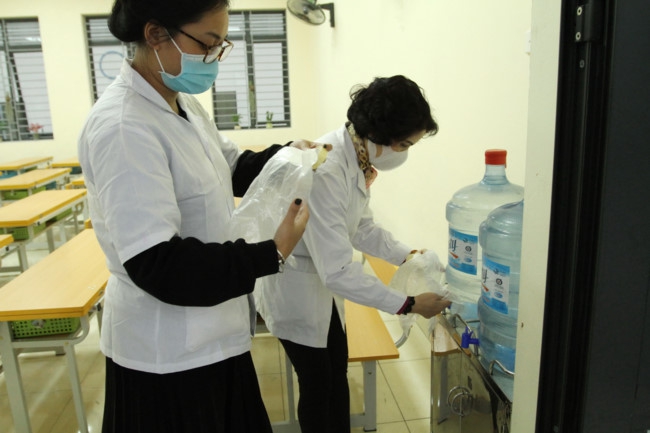 Trường học Hà Nội phun thuốc khử trùng phòng dịch virus corona - Ảnh minh hoạ 5