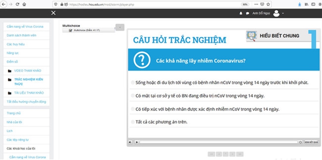 Trường Đại học Mở Hà Nội: 60.000 lượt học trực tuyến hướng dẫn phòng chống nCoV - Ảnh minh hoạ 3