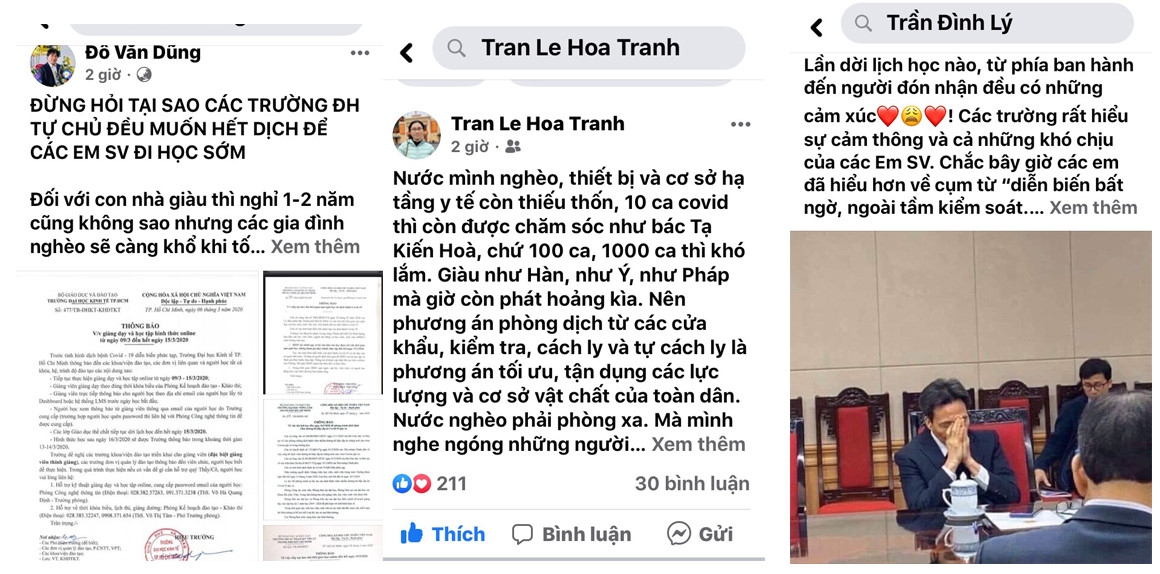 Facebook giảng viên: Nhiều trăn trở trong mùa dịch COVID-19