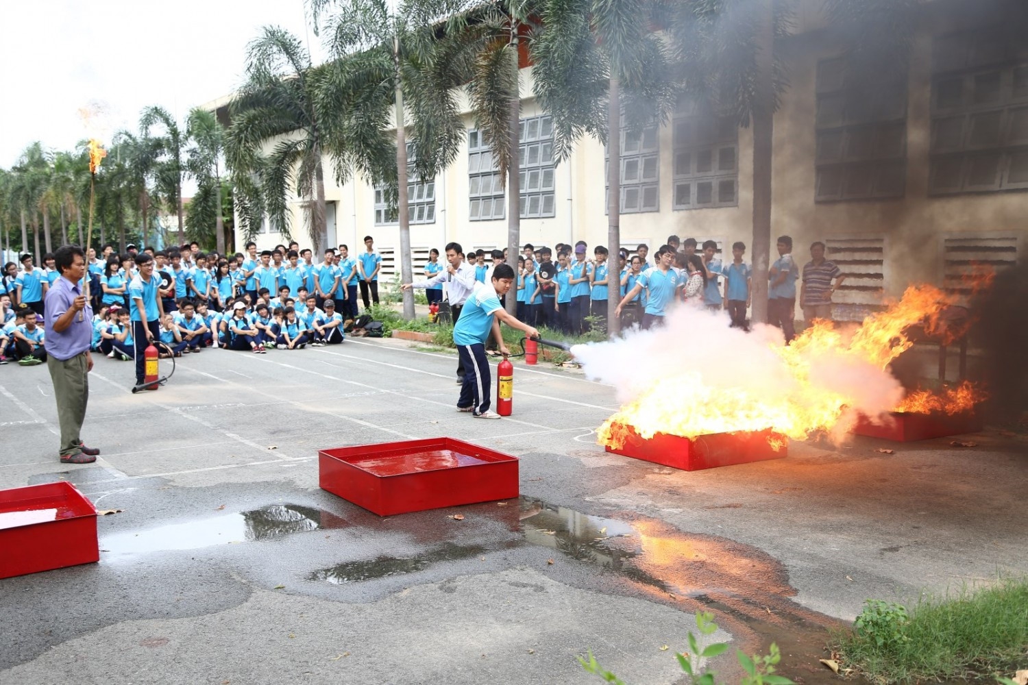 Gia Lai: Xây dựng mô hình GD kỹ năng phòng cháy chữa cháy trong trường học