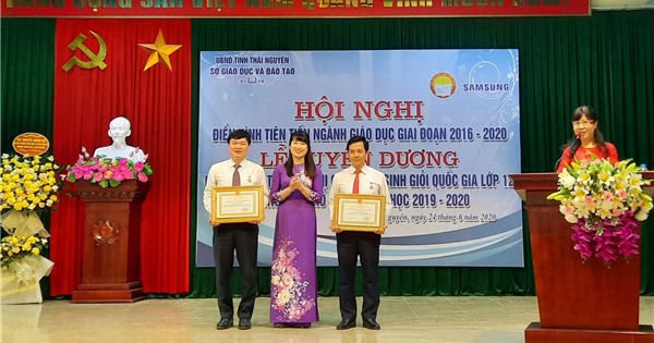 Thái Nguyên: Tuyên dương điển hình tiên tiến ngành giáo dục và học sinh giỏi quốc gia lớp 12