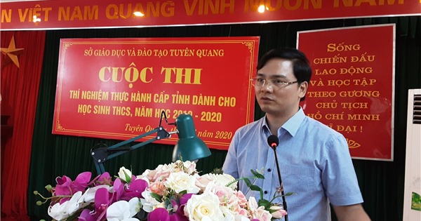 Tuyên Quang: Tổ chức thi thí nghiệm thực hành dành cho học sinh THCS năm học 2019-2020