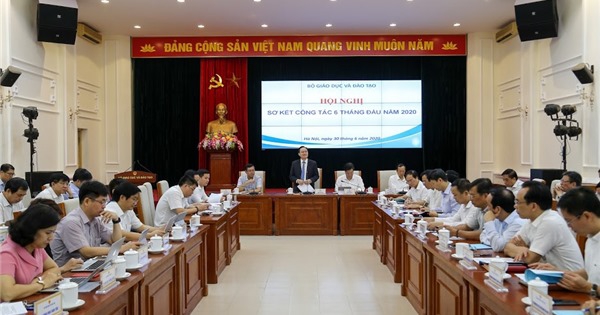 6 tháng đầu năm 2020: Bộ GD&ĐT hoàn thành nhiều nhiệm vụ quan trọng