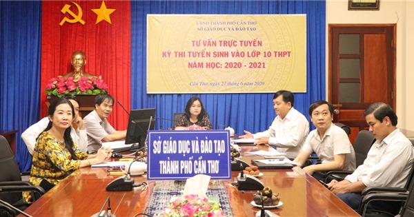 Cần Thơ: Tư vấn trực tuyến cho phụ huynh có con tham gia tuyển sinh vào lớp 10