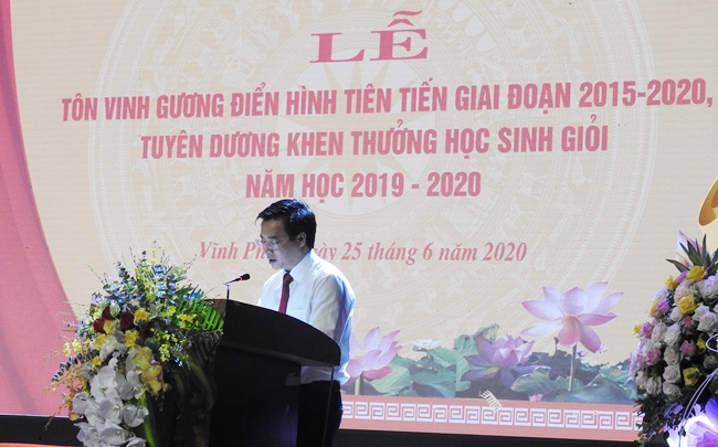 Vĩnh Phúc: Tôn vinh điển hình tiên tiến ngành giáo dục giai đoạn 2015-2020 - Ảnh minh hoạ 4