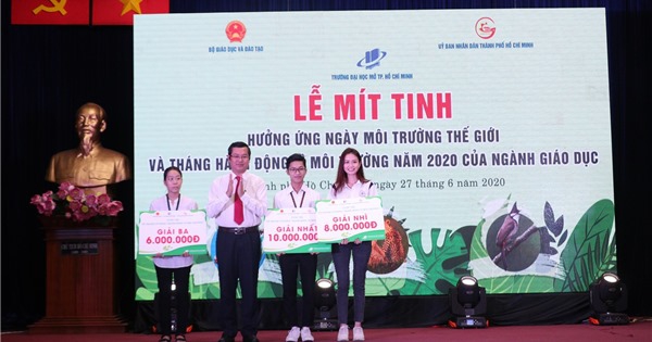 Đẩy mạnh đưa nội dung bảo vệ môi trường vào chương trình giáo dục