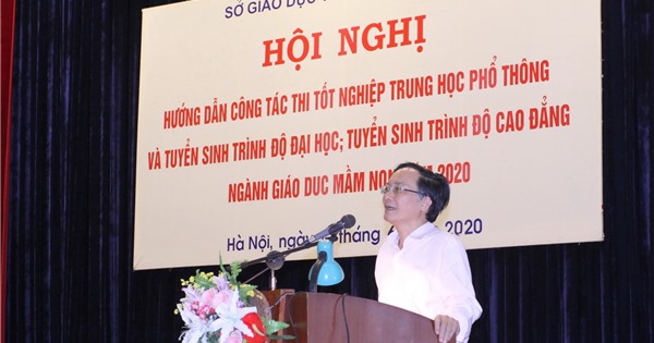 Hà Nội: Hội nghị hướng dẫn coi thi tốt nghiệp THPT 2020