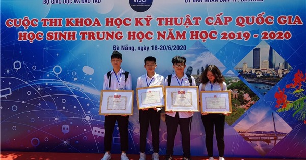 Học sinh Lào Cai đoạt giải cao tại Cuộc thi Khoa học Kỹ thuật cấp quốc gia